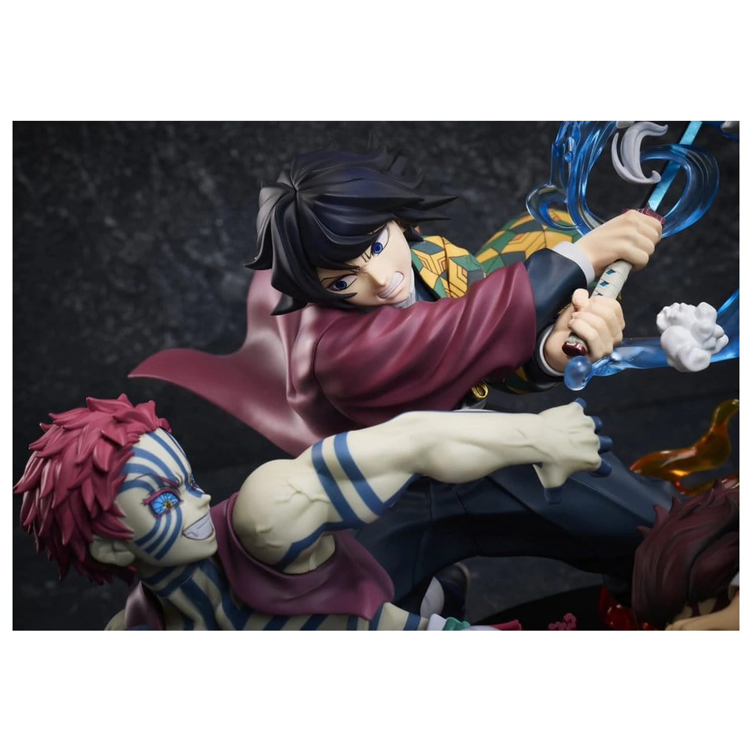 Demon Slayer: Kimetsu no Yaiba PVC figura Tanjiro Kamado & Giyu Tomioka & Akaza 13 cm fotografija izdelka