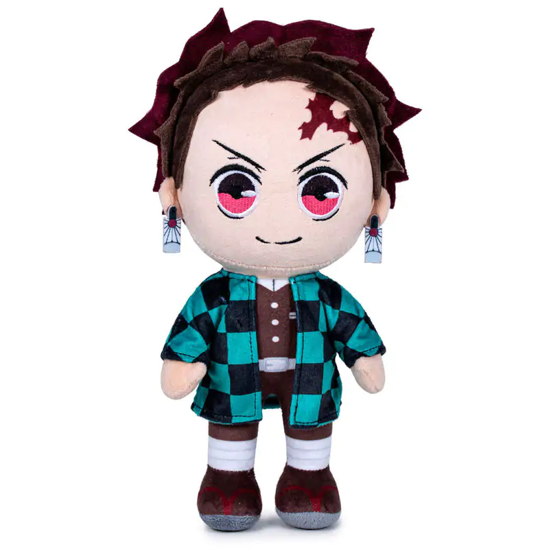 Demon Slayer Kimetsu no Yaiba Tanjiro Kamado plišasta igrača 27cm fotografija izdelka