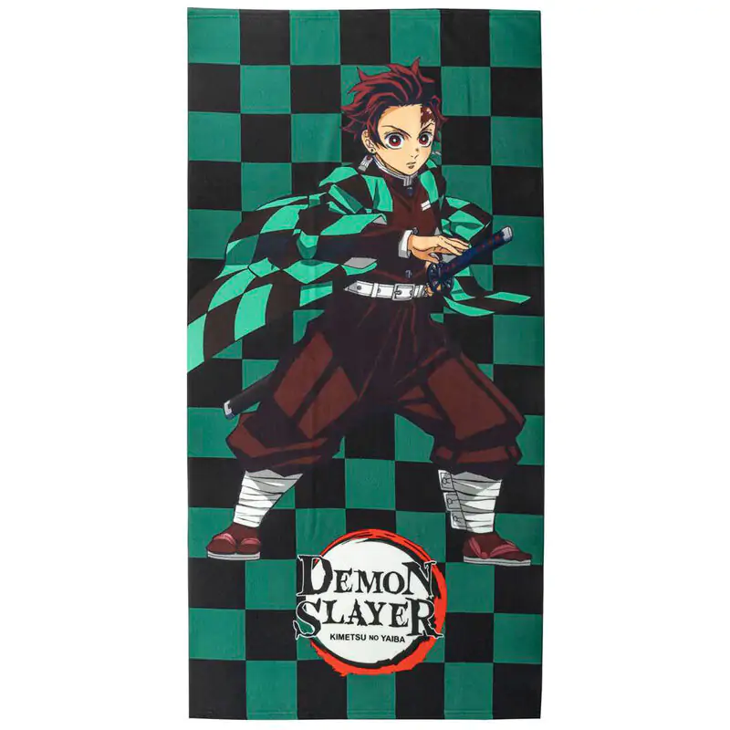 Demon Slayer: Kimetsu no Yaiba Brisača Tanjiro 70 x 140 cm fotografija izdelka