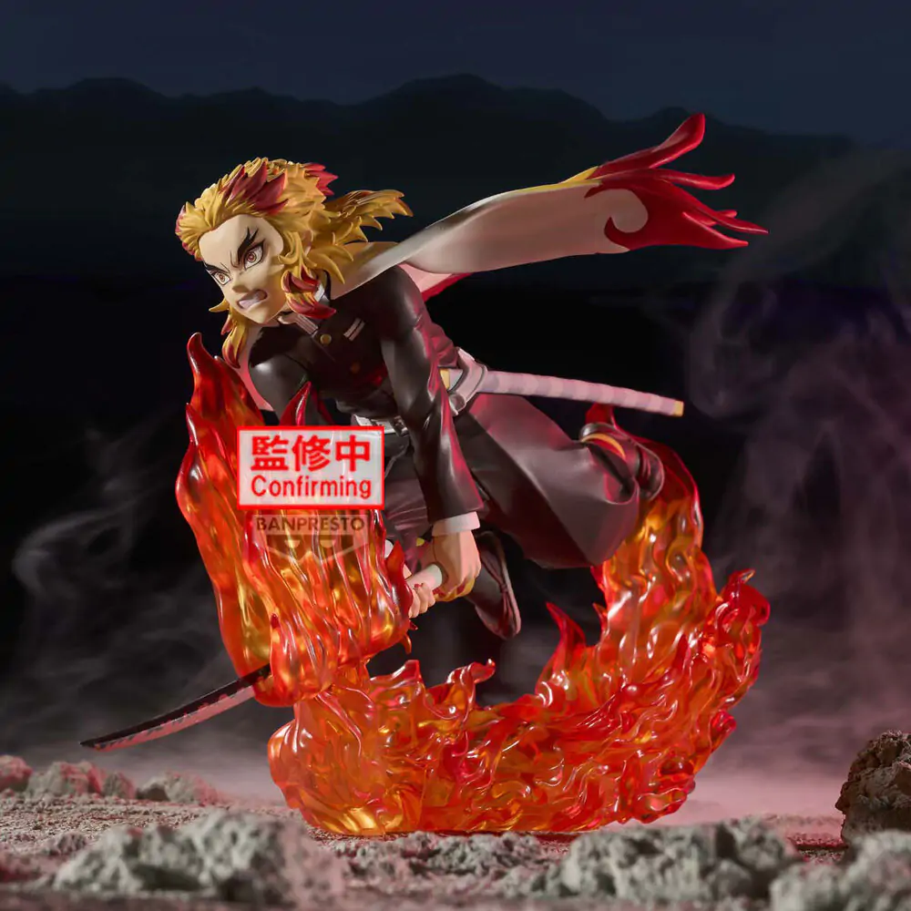 Demon Slayer Kimetsu no Yaiba Vibration Stars Kyojuro Rengoku figura 14 cm fotografija izdelka