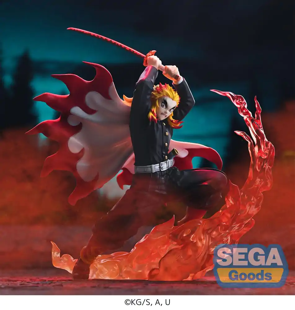 Demon Slayer: Kimetsu no Yaiba Xross Link Anime PVC kip Kyojuro Rengoku 15 cm fotografija izdelka