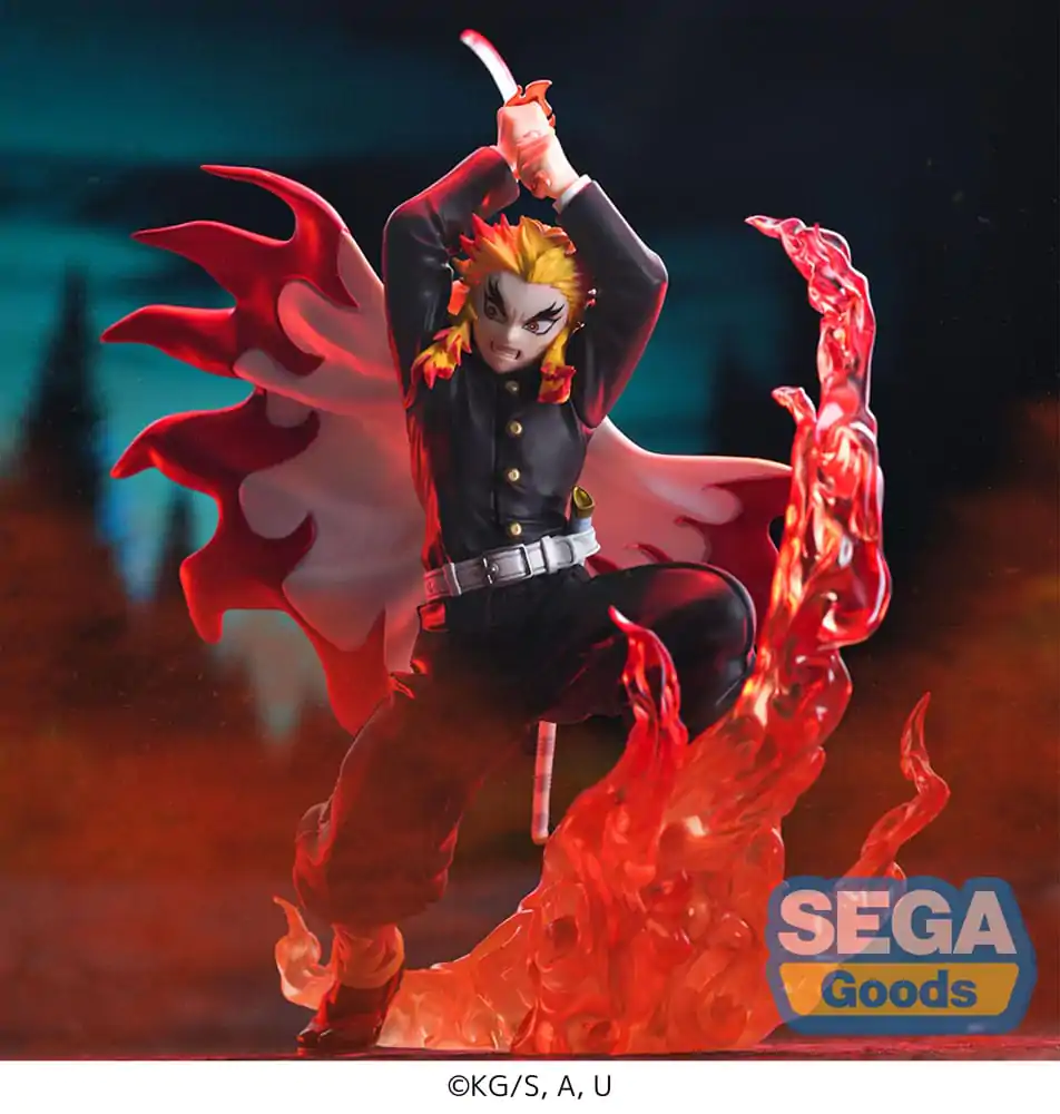 Demon Slayer: Kimetsu no Yaiba Xross Link Anime PVC kip Kyojuro Rengoku 15 cm fotografija izdelka