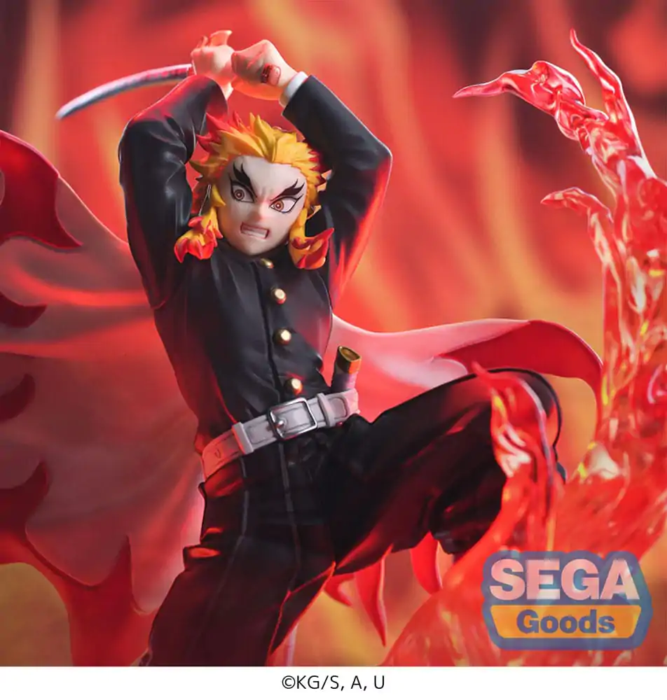 Demon Slayer: Kimetsu no Yaiba Xross Link Anime PVC kip Kyojuro Rengoku 15 cm fotografija izdelka