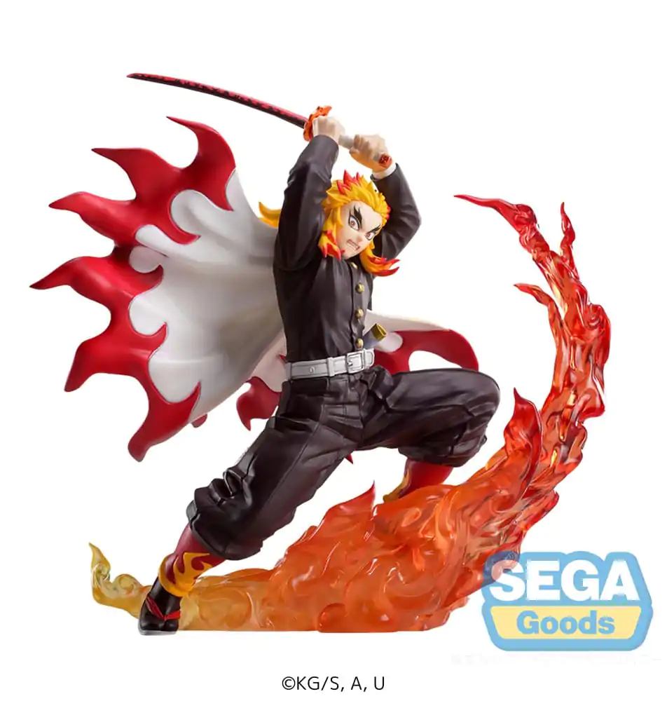 Demon Slayer: Kimetsu no Yaiba Xross Link Anime PVC kip Kyojuro Rengoku 15 cm fotografija izdelka
