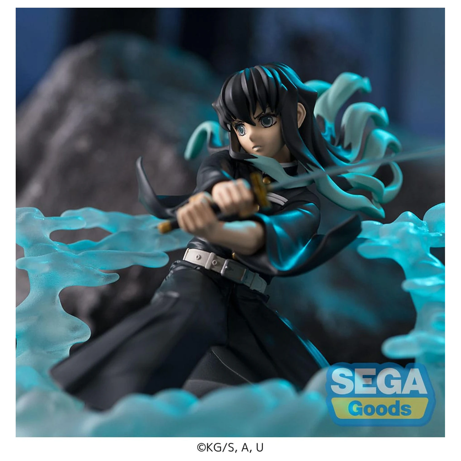 Demon Slayer: Kimetsu no Yaiba Xross Link Anime PVC kip Muichiro Tokito Hashira Training Arc 11 cm fotografija izdelka