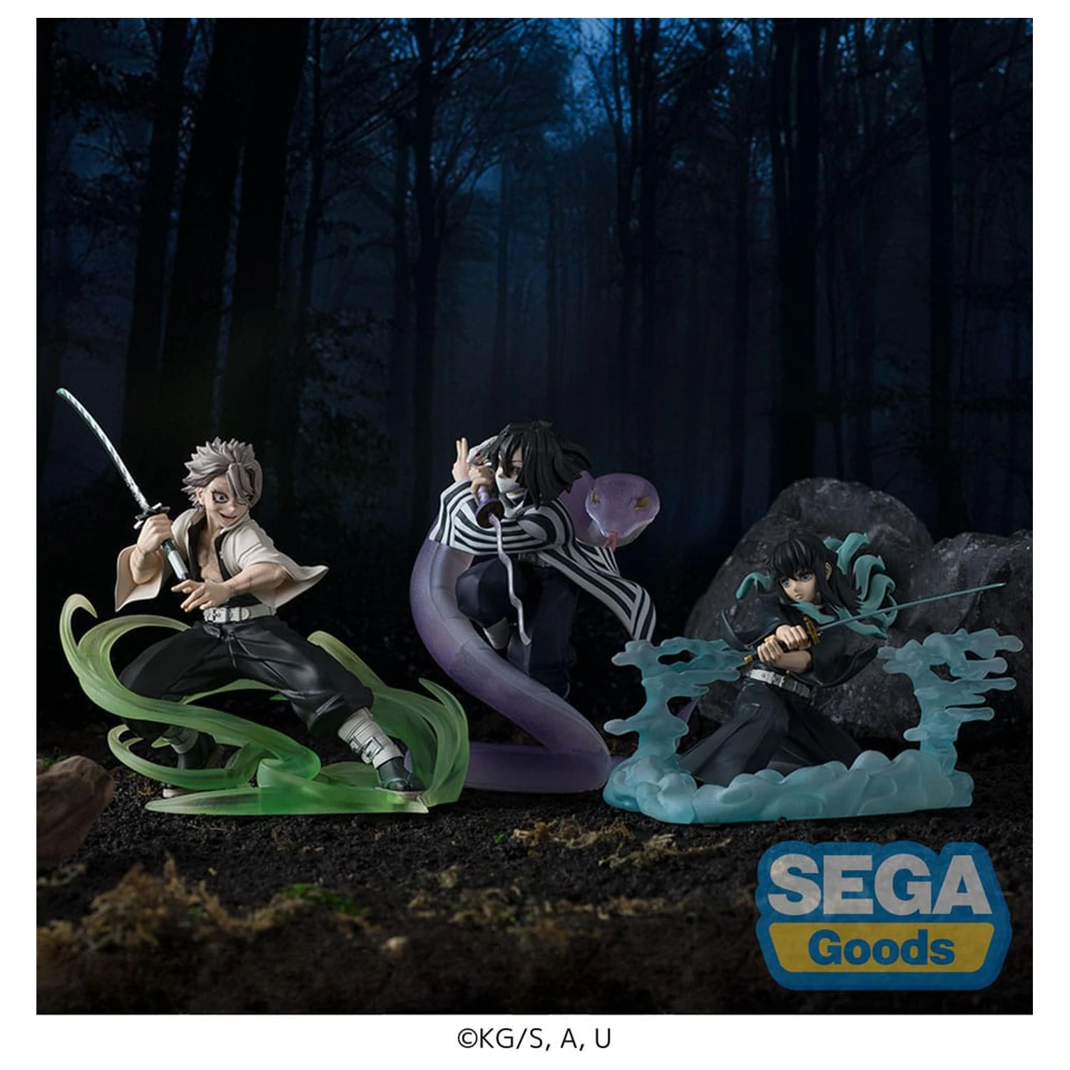Demon Slayer: Kimetsu no Yaiba Xross Link Anime PVC kip Muichiro Tokito Hashira Training Arc 11 cm fotografija izdelka