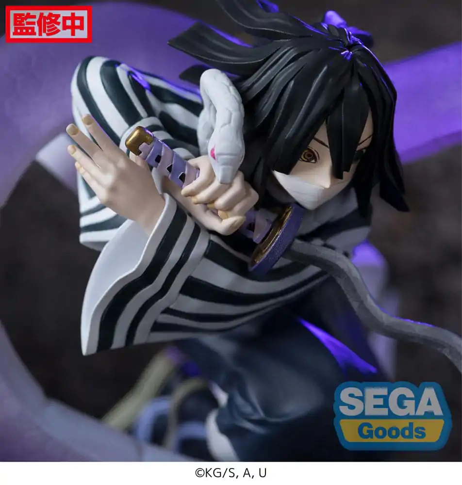 Demon Slayer: Kimetsu no Yaiba Xross Link Anime PVC Kip Obanai Iguro Hashira Training Arc 14 cm fotografija izdelka