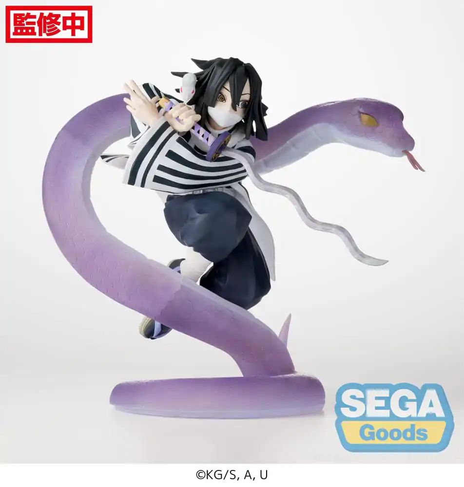 Demon Slayer: Kimetsu no Yaiba Xross Link Anime PVC Kip Obanai Iguro Hashira Training Arc 14 cm fotografija izdelka