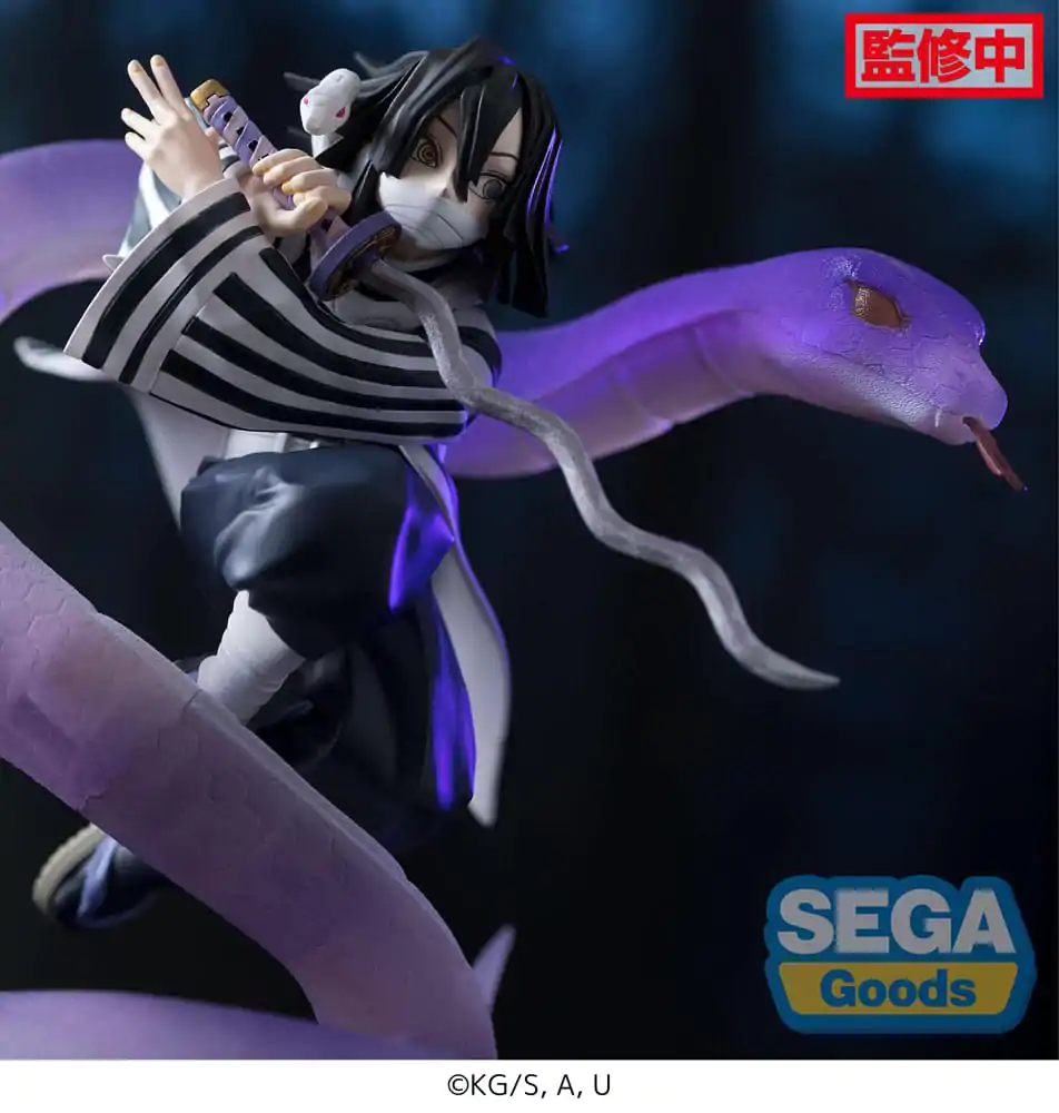 Demon Slayer: Kimetsu no Yaiba Xross Link Anime PVC Kip Obanai Iguro Hashira Training Arc 14 cm fotografija izdelka