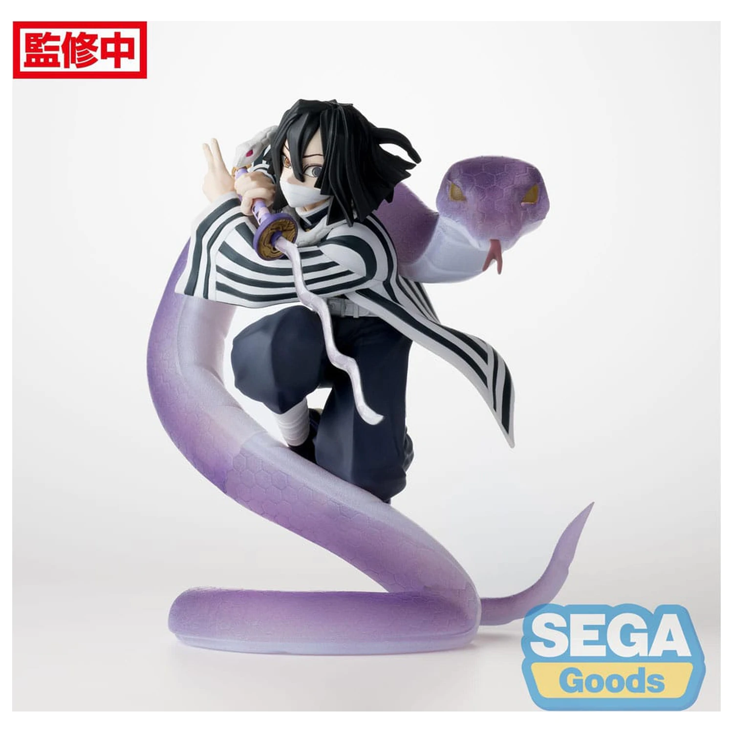 Demon Slayer: Kimetsu no Yaiba Xross Link Anime PVC kip Obanai Iguro Hashira Training Arc 14 cm fotografija izdelka