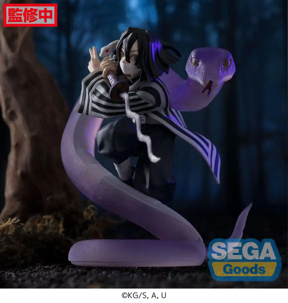 Demon Slayer: Kimetsu no Yaiba Xross Link Anime PVC Kip Obanai Iguro Hashira Training Arc 14 cm fotografija izdelka