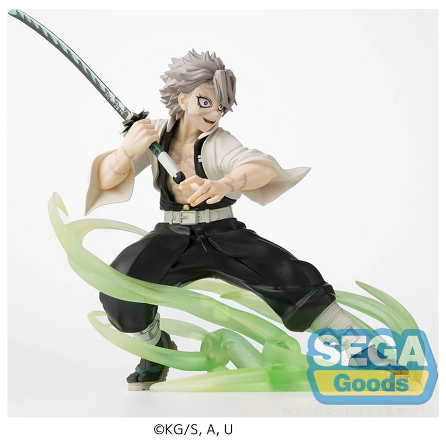 Demon Slayer: Kimetsu no Yaiba Xross Link Anime PVC kip Sanemi Shinazugawa Hashira Training Arc 12 cm fotografija izdelka