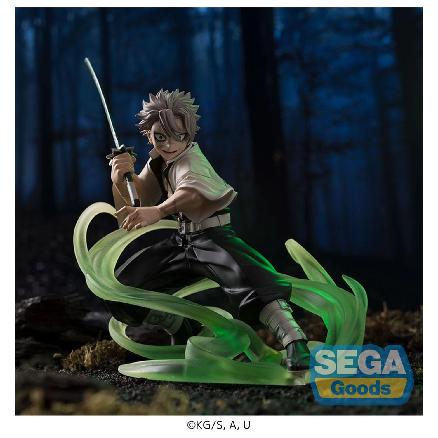 Demon Slayer: Kimetsu no Yaiba Xross Link Anime PVC kip Sanemi Shinazugawa Hashira Training Arc 12 cm fotografija izdelka