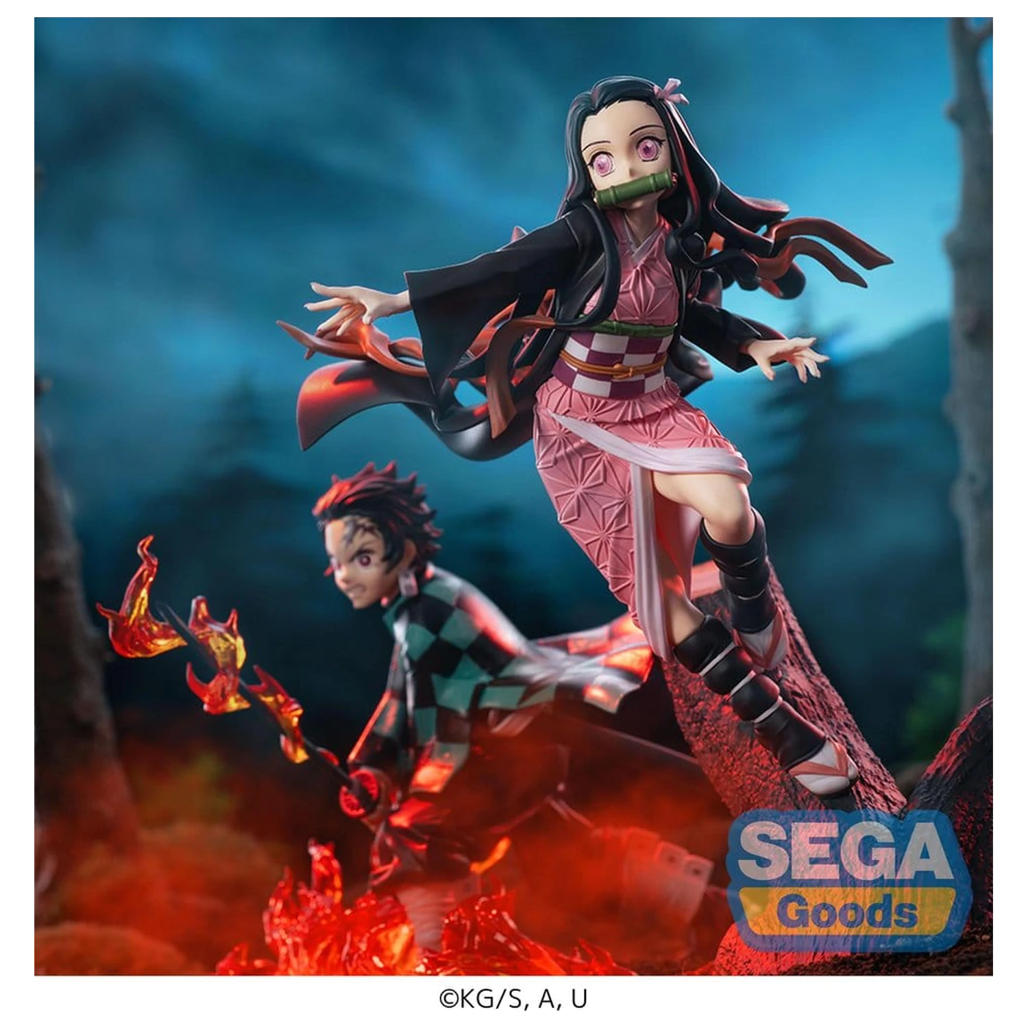 Demon Slayer: Kimetsu no Yaiba XrossLink PVC kip Nezuko Kamado 16 cm fotografija izdelka