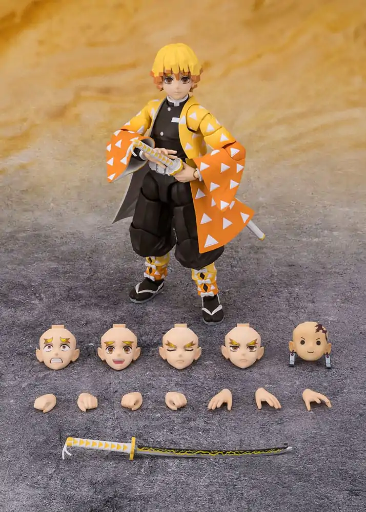 Demon Slayer Kimetsu no Yaiba Zenitsu Agatsuma S.H. Figuarts figura 14 cm fotografija izdelka