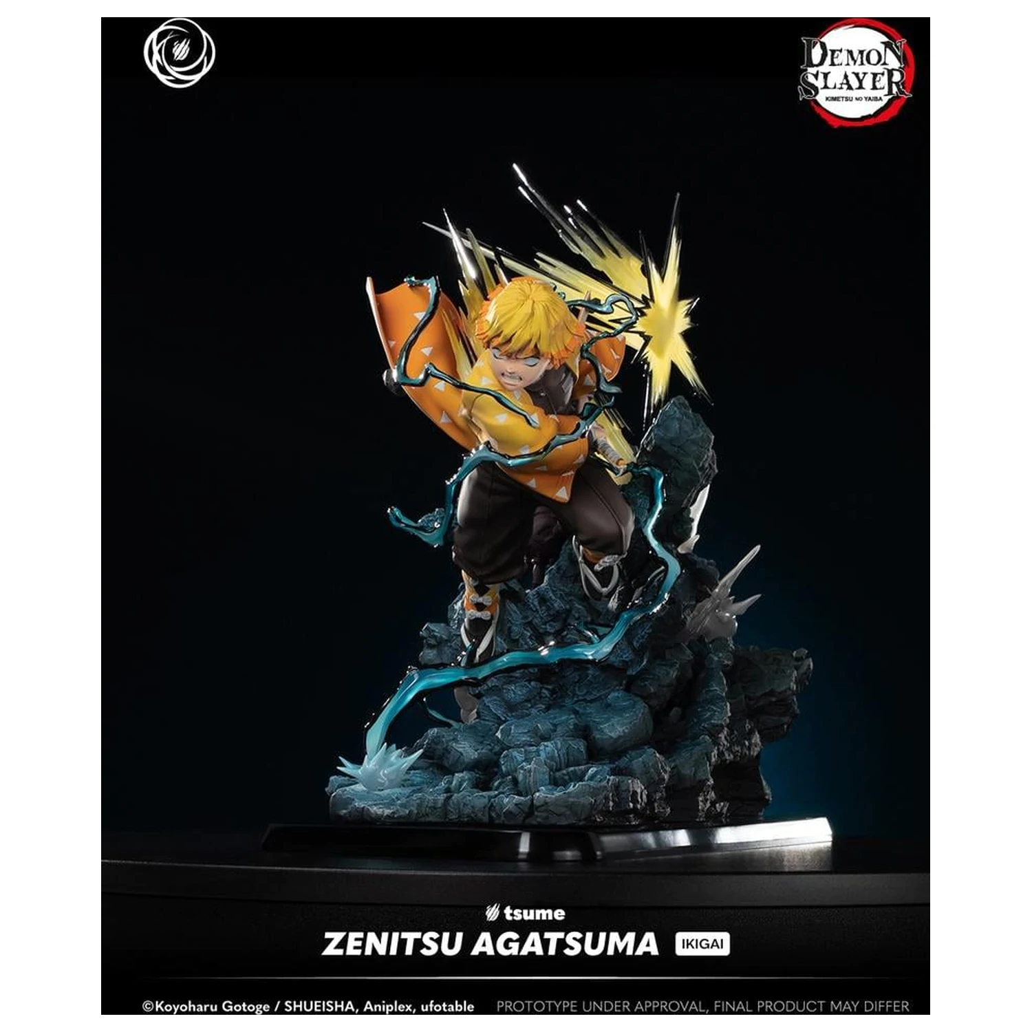 Demon Slayer Zenitsu Agatsuma kip Ikigai 1/6 Tsume 41 cm fotografija izdelka