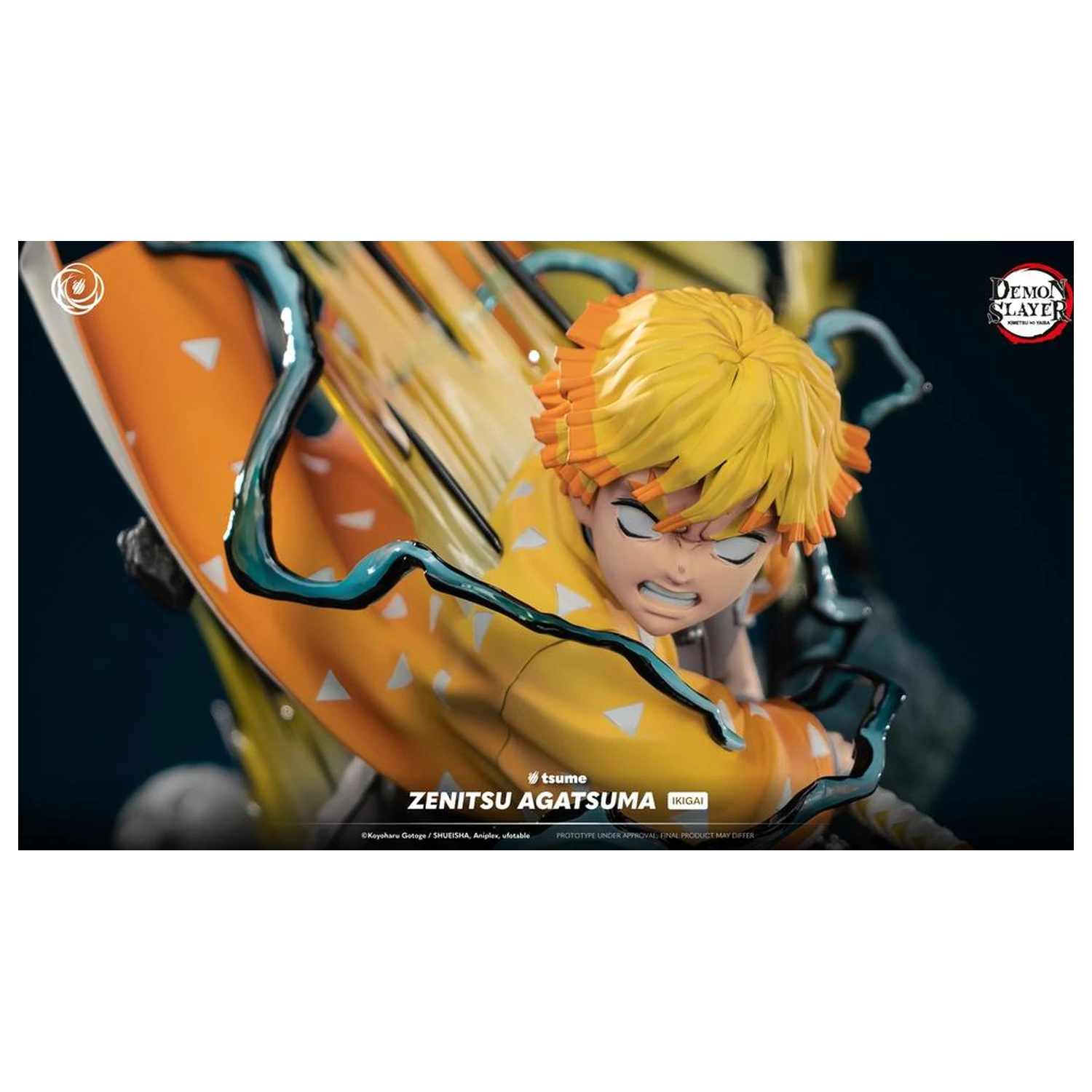 Demon Slayer Zenitsu Agatsuma kip Ikigai 1/6 Tsume 41 cm fotografija izdelka