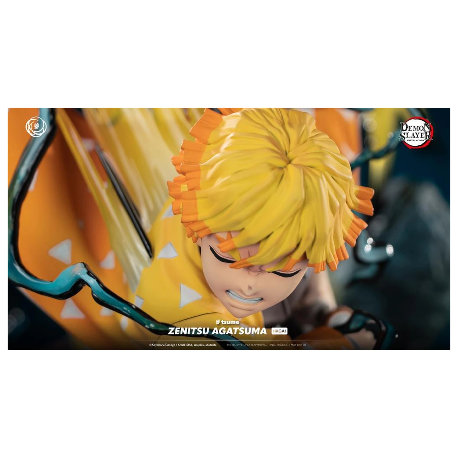 Demon Slayer Zenitsu Agatsuma kip Ikigai 1/6 Tsume 41 cm fotografija izdelka