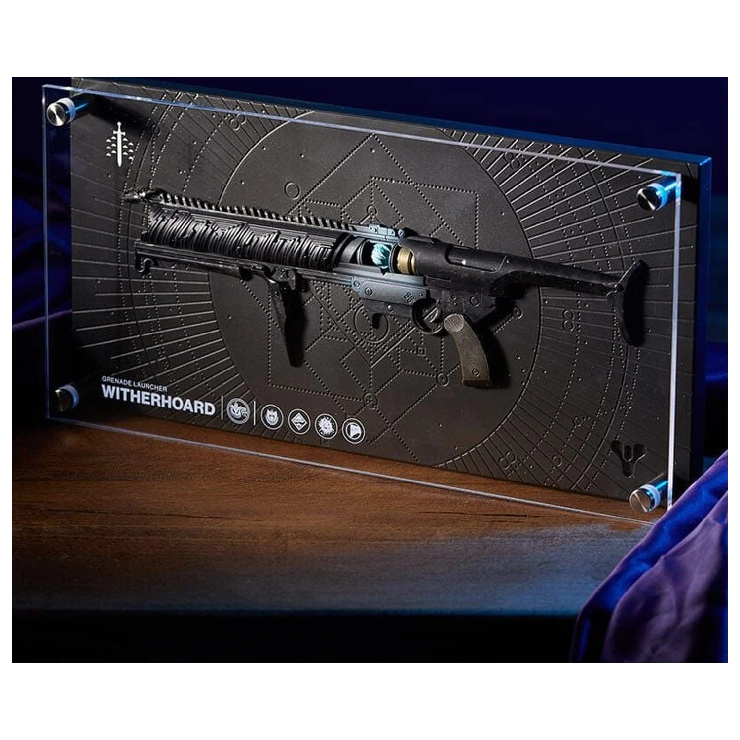 Destiny 2 Witherhoard Exotic Weapon Plaque Replika fotografija izdelka