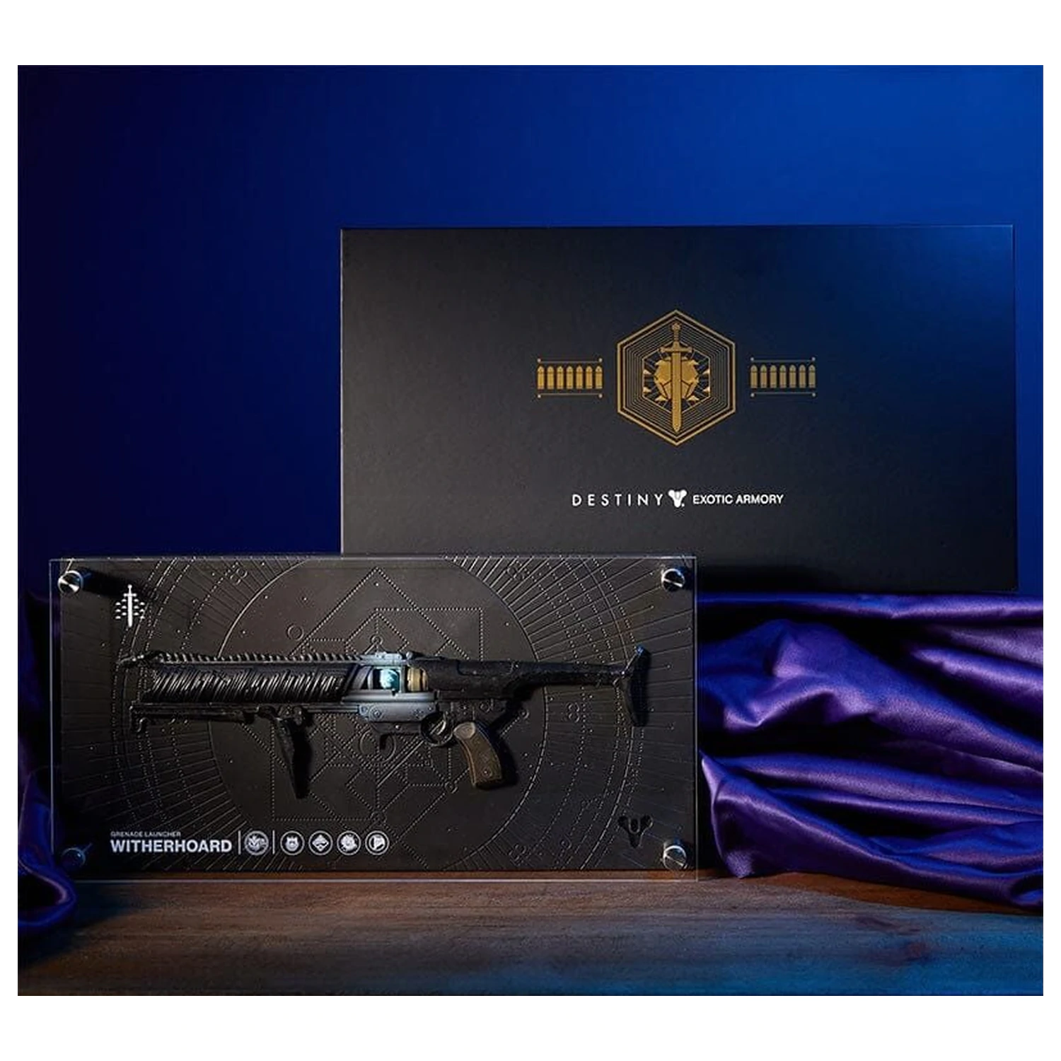 Destiny 2 Witherhoard Exotic Weapon Plaque Replika fotografija izdelka