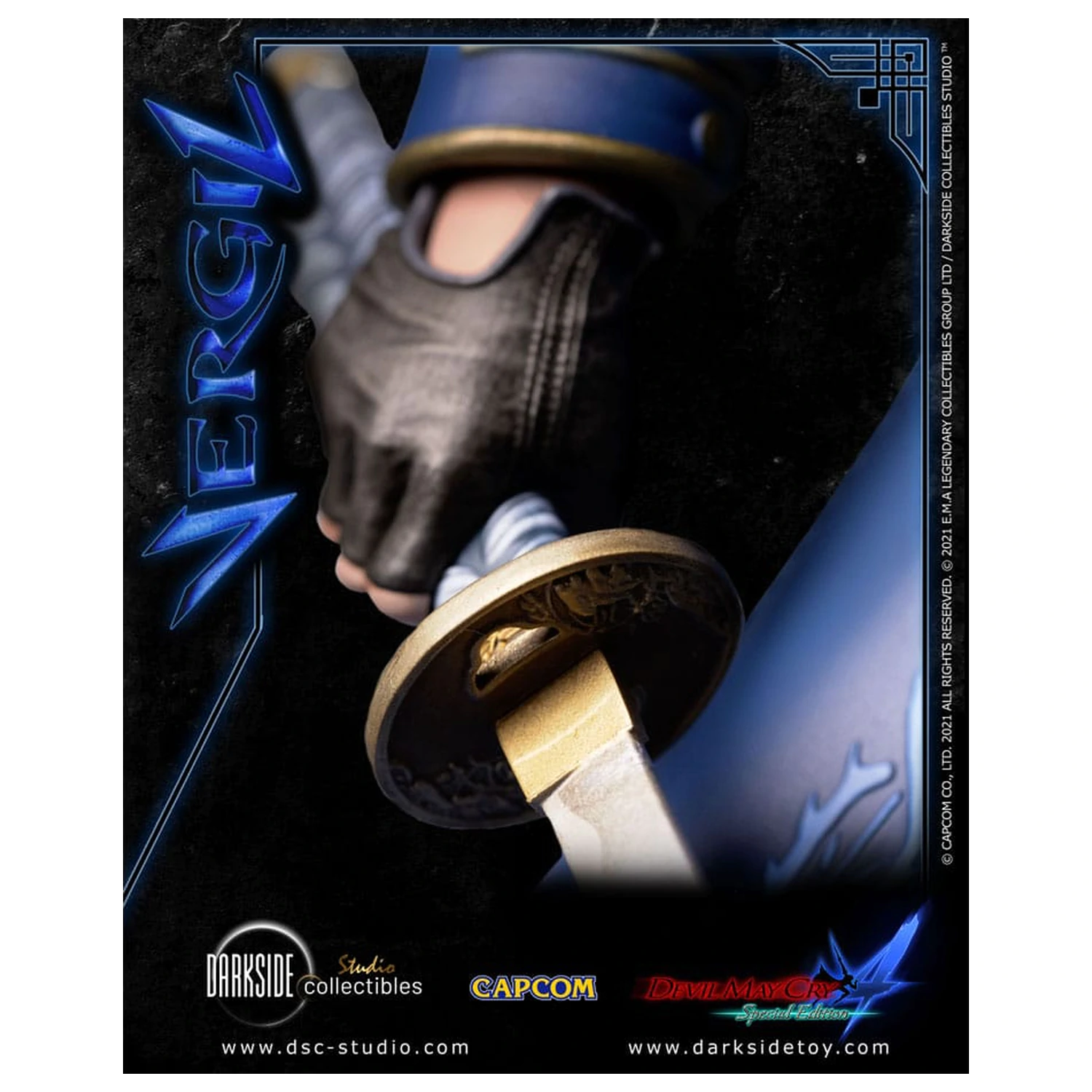 Devil May Cry 4 premium kip 1/4 Vergil 51 cm fotografija izdelka