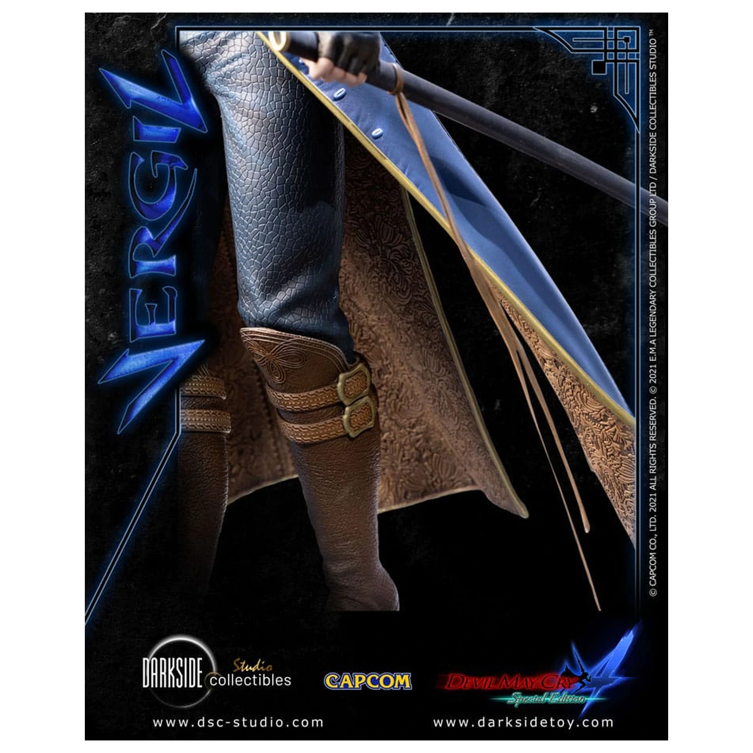 Devil May Cry 4 premium kip 1/4 Vergil 51 cm fotografija izdelka
