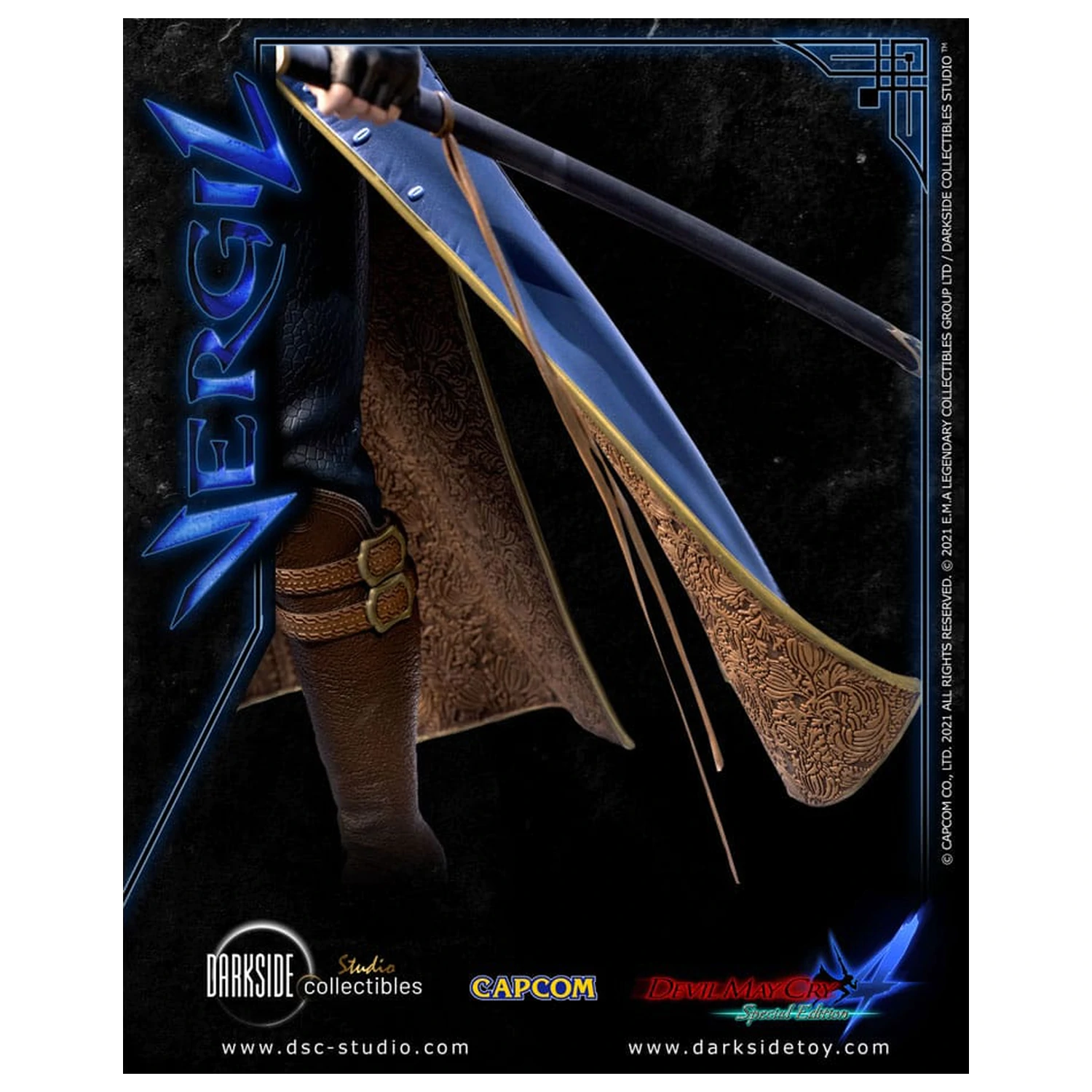 Devil May Cry 4 premium kip 1/4 Vergil 51 cm fotografija izdelka
