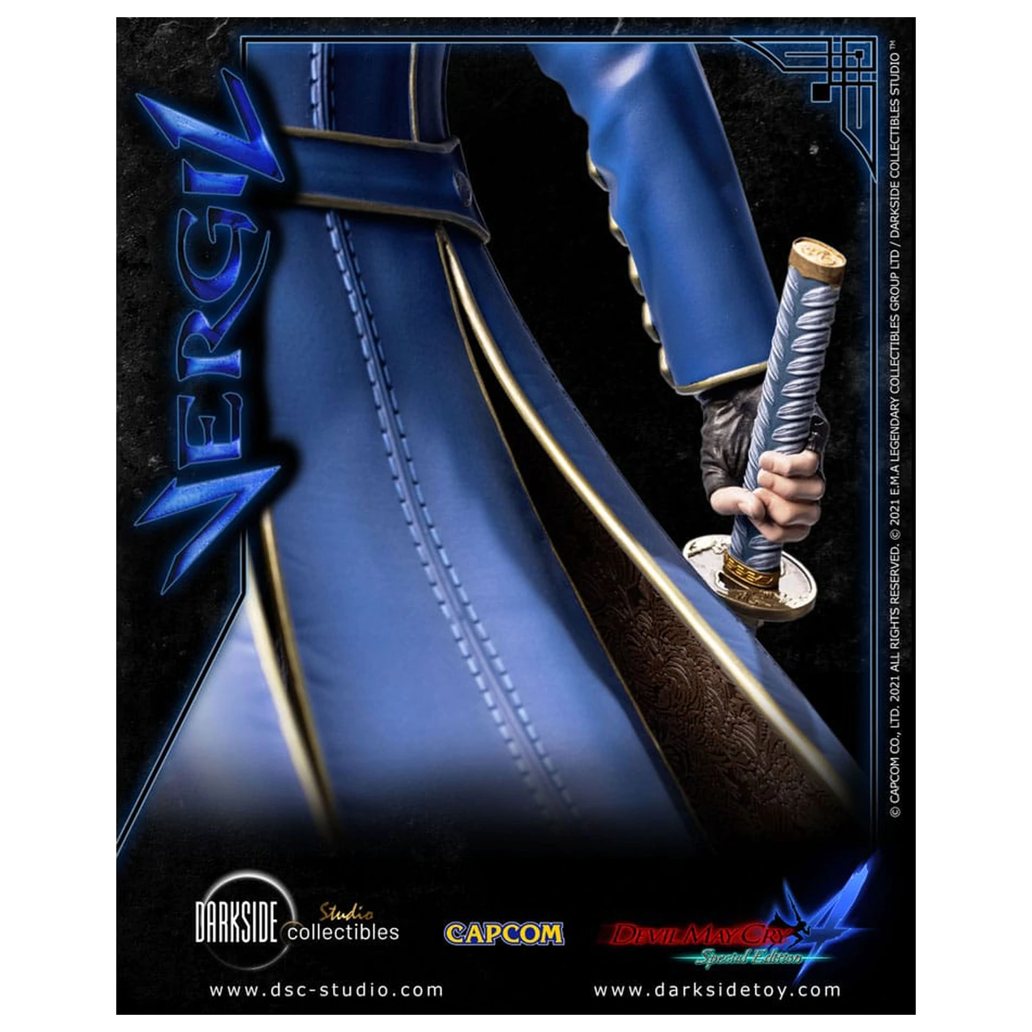 Devil May Cry 4 premium kip 1/4 Vergil 51 cm fotografija izdelka