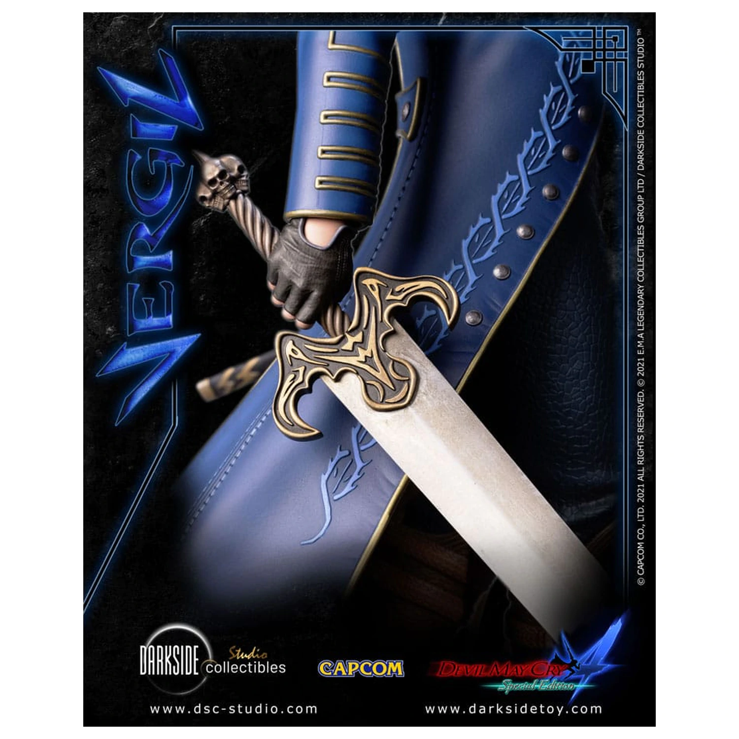 Devil May Cry 4 premium kip 1/4 Vergil 51 cm fotografija izdelka
