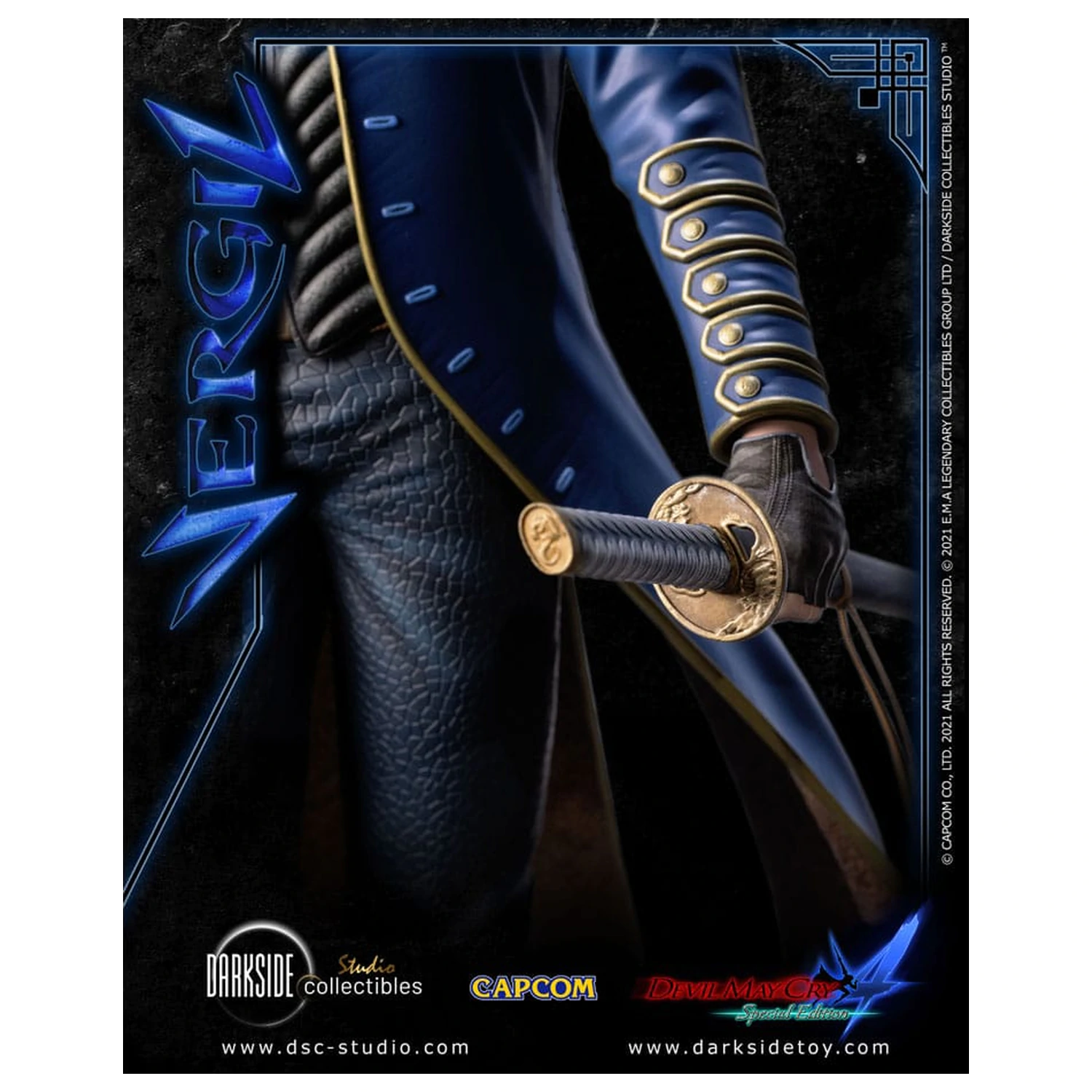 Devil May Cry 4 premium kip 1/4 Vergil 51 cm fotografija izdelka