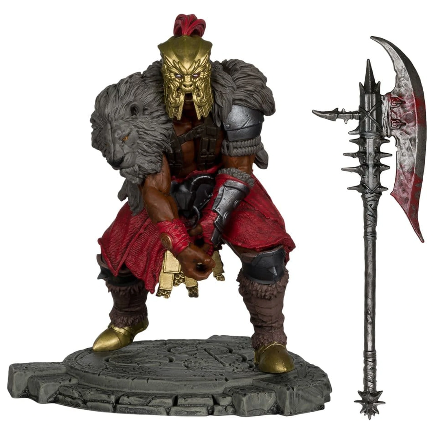 Diablo IV 1/12 Pomanjšana omejena izdaja stoječa figura Barbarian 12 cm fotografija izdelka