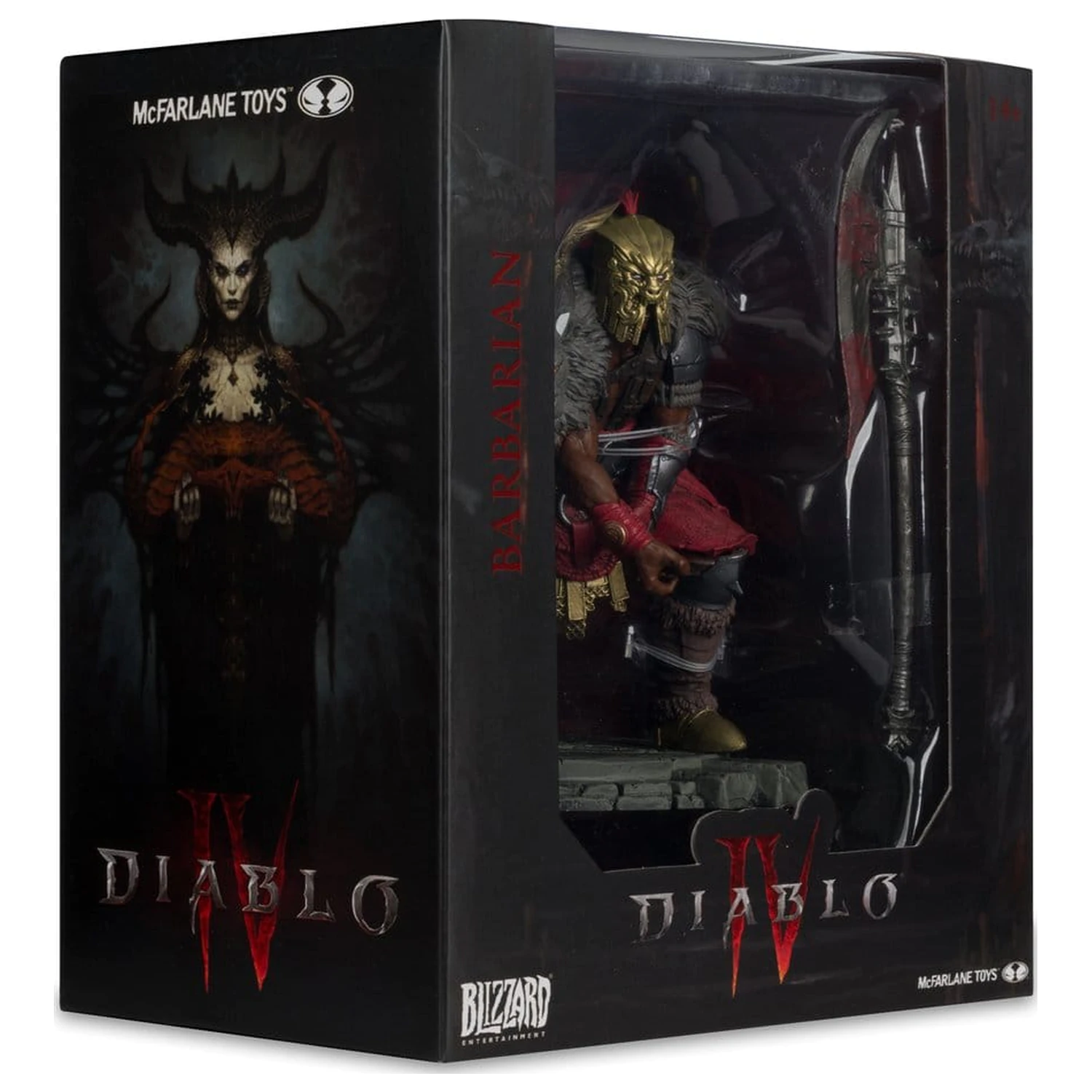 Diablo IV 1/12 Pomanjšana omejena izdaja stoječa figura Barbarian 12 cm fotografija izdelka
