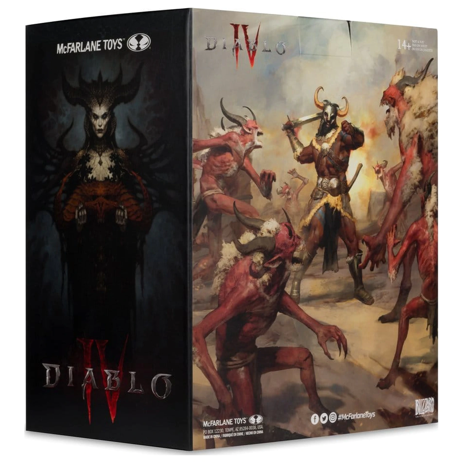 Diablo IV 1/12 Pomanjšana omejena izdaja stoječa figura Barbarian 12 cm fotografija izdelka