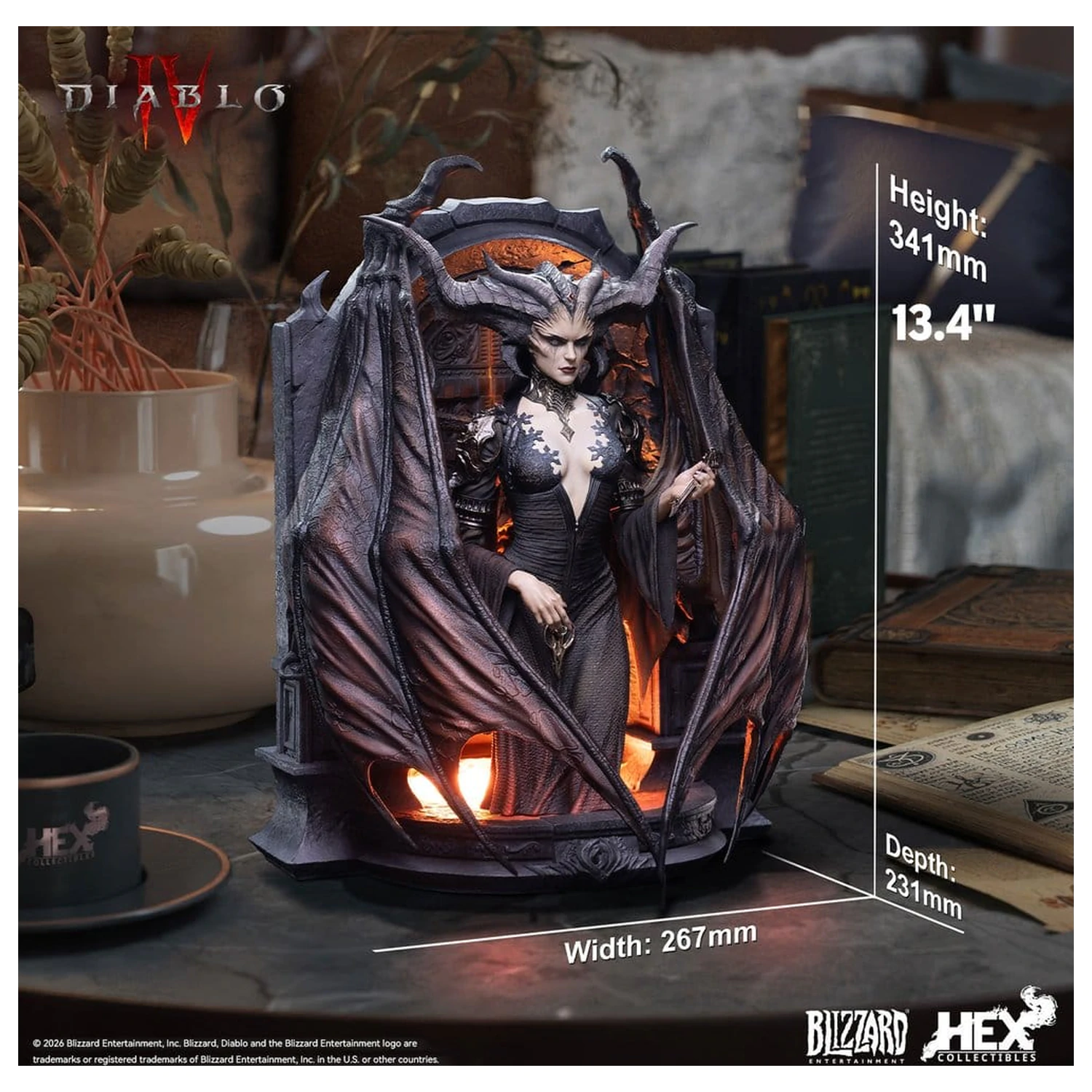 Diablo IV Art kip Lilith 34 cm fotografija izdelka