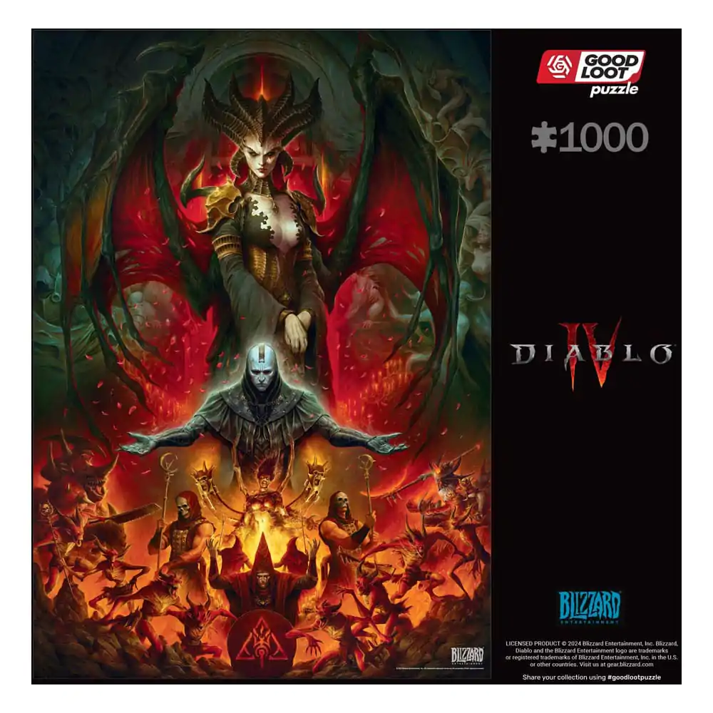 Diablo IV Gaming Puzzle Lilith Composition (1000 kosov) fotografija izdelka