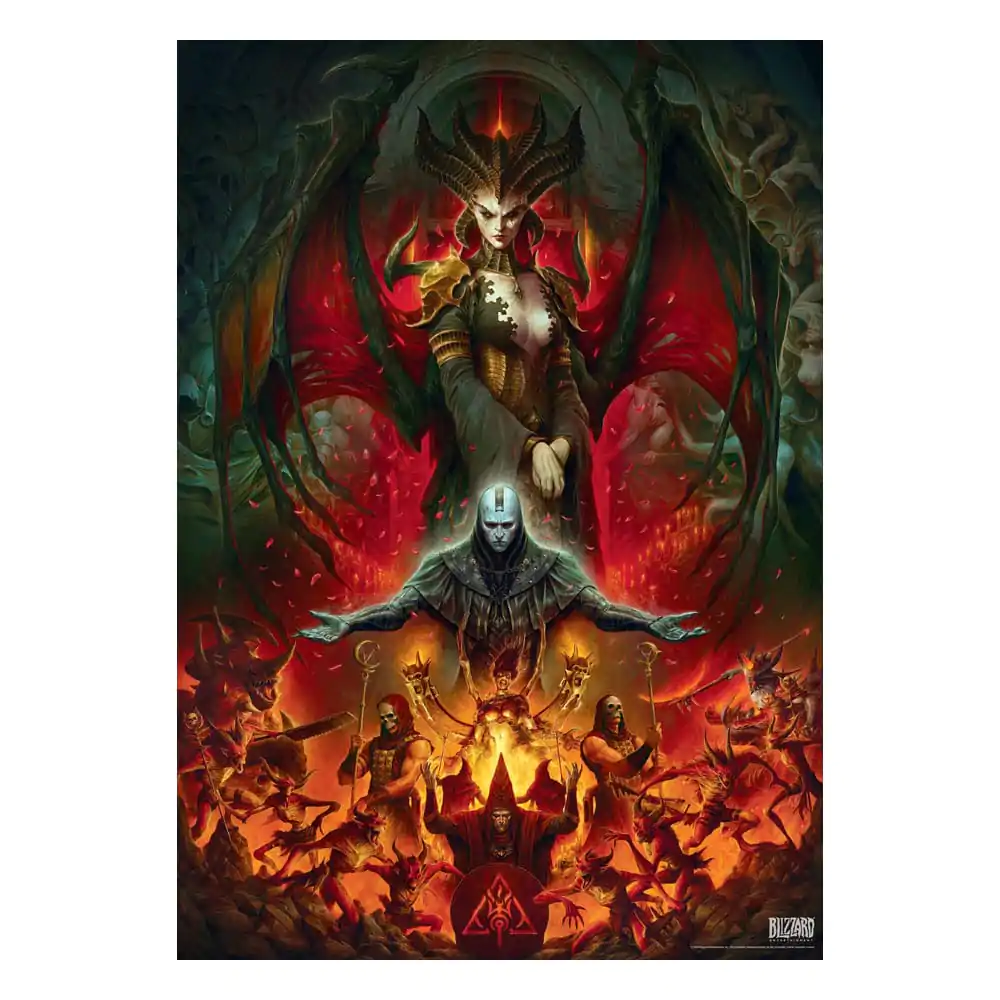 Diablo IV Gaming Puzzle Lilith Composition (1000 kosov) fotografija izdelka