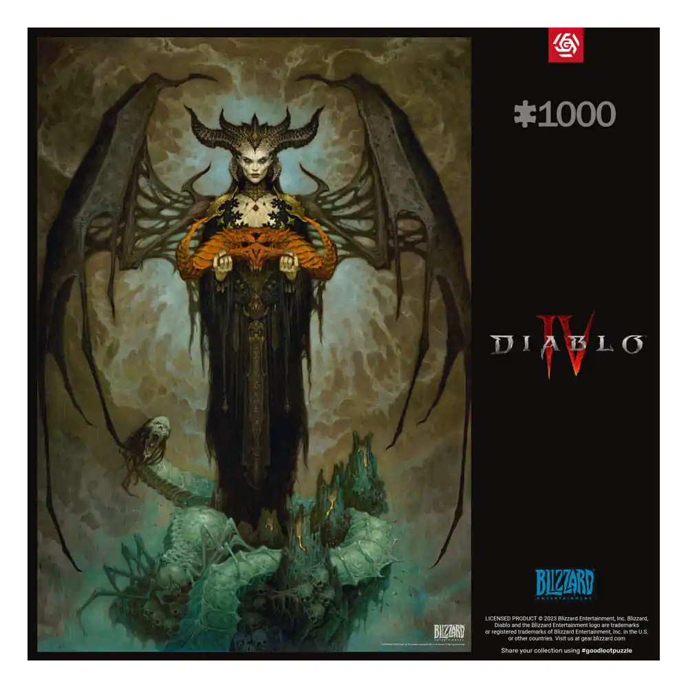 Diablo IV Gaming Puzzle Lilith (1000 kosov) fotografija izdelka