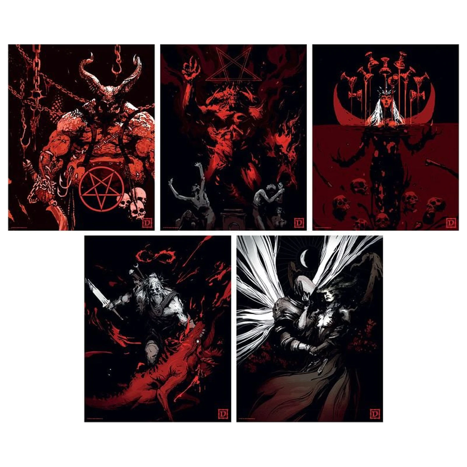 Diablo komplet litografij – omejena izdaja fotografija izdelka