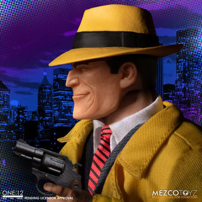 Akcijske figure Dick Tracy 1/12 Dick Tracy vs Flattop komplet v škatli 17 cm fotografija izdelka