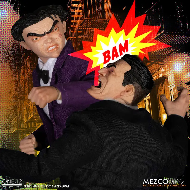 Akcijske figure Dick Tracy 1/12 Dick Tracy vs Flattop komplet v škatli 17 cm fotografija izdelka