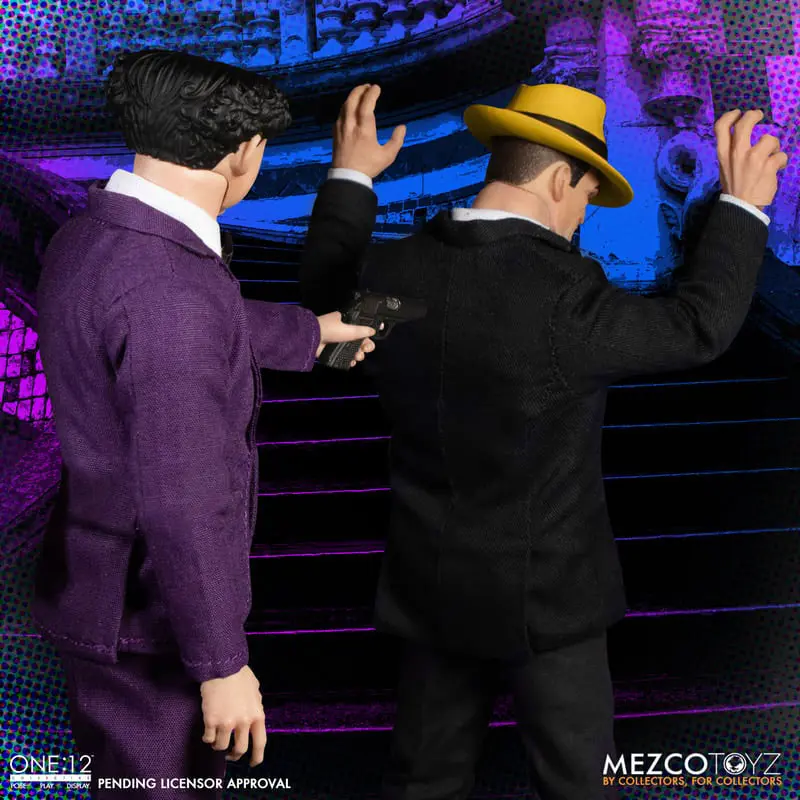 Akcijske figure Dick Tracy 1/12 Dick Tracy vs Flattop komplet v škatli 17 cm fotografija izdelka