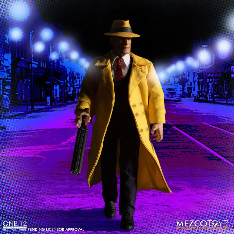 Akcijske figure Dick Tracy 1/12 Dick Tracy vs Flattop komplet v škatli 17 cm fotografija izdelka