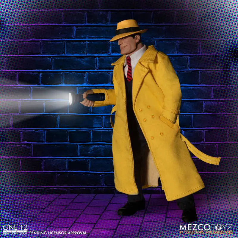 Akcijske figure Dick Tracy 1/12 Dick Tracy vs Flattop komplet v škatli 17 cm fotografija izdelka