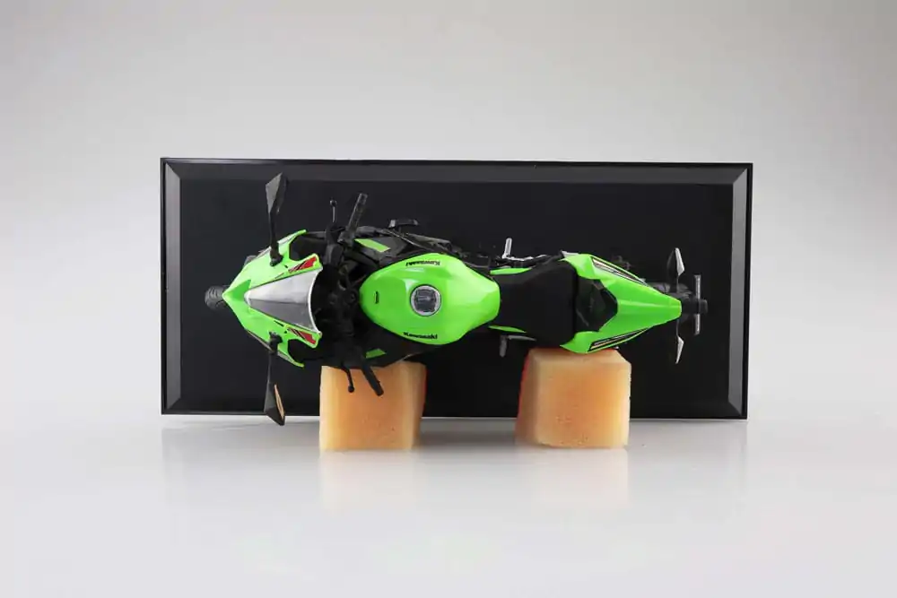 Statična figura motornega kolesa Diecast Series 1/12 Kawasaki Ninja ZX-25R Lime Green×Ebony 16 cm fotografija izdelka