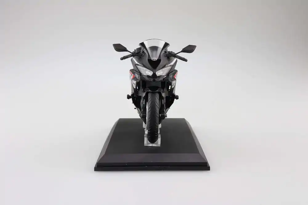 Statueta serije Diecast Bike 1/12 Kawasaki Ninja ZX-25R Metallic Spark Black × Peal Flat Stardust White 16 cm fotografija izdelka