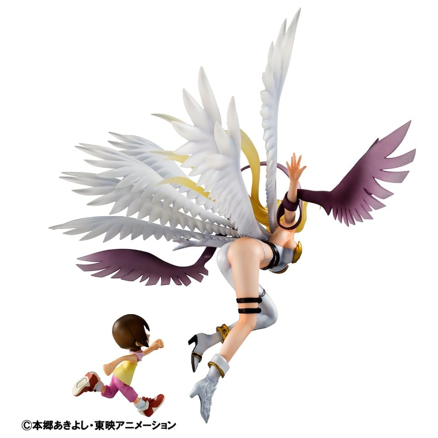 Digimon Adventure Precious G.E.M. Serija PVC kip Angewomon & Hikari Yagami 22 cm fotografija izdelka