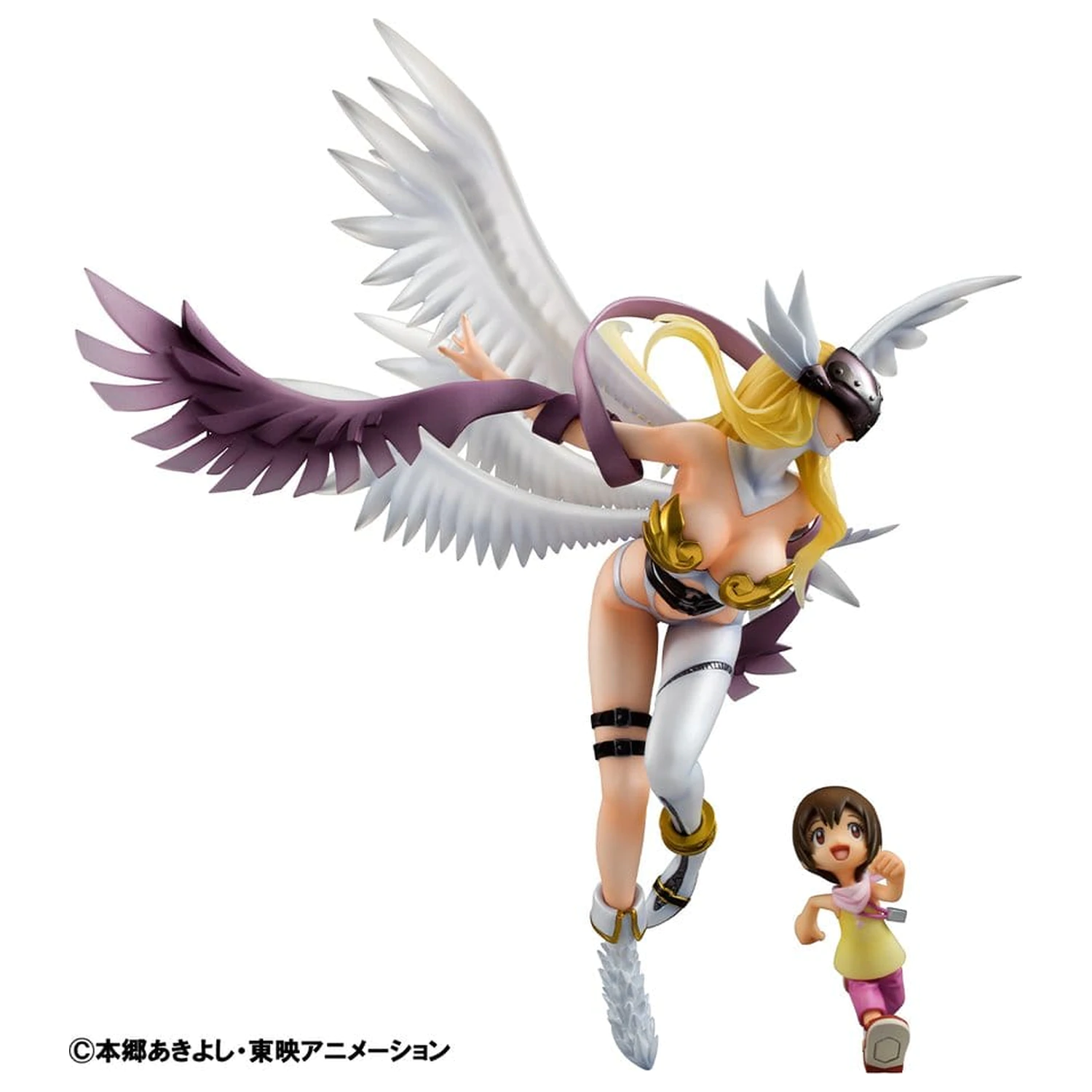 Digimon Adventure Precious G.E.M. Serija PVC kip Angewomon & Hikari Yagami 22 cm fotografija izdelka