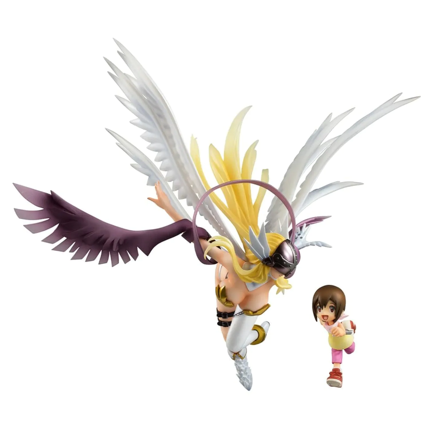 Digimon Adventure Precious G.E.M. Serija PVC kip Angewomon & Hikari Yagami 22 cm fotografija izdelka