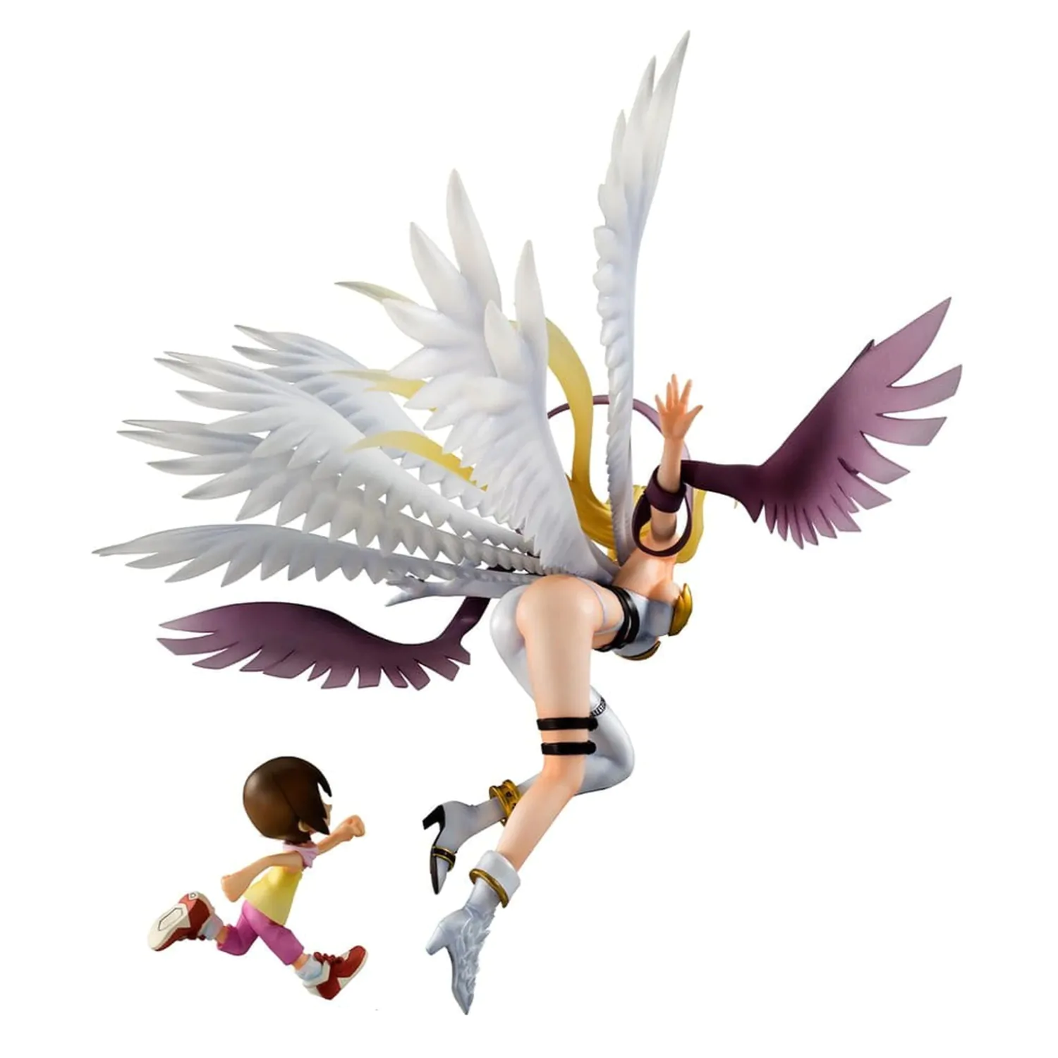 Digimon Adventure Precious G.E.M. Serija PVC kip Angewomon & Hikari Yagami 22 cm fotografija izdelka