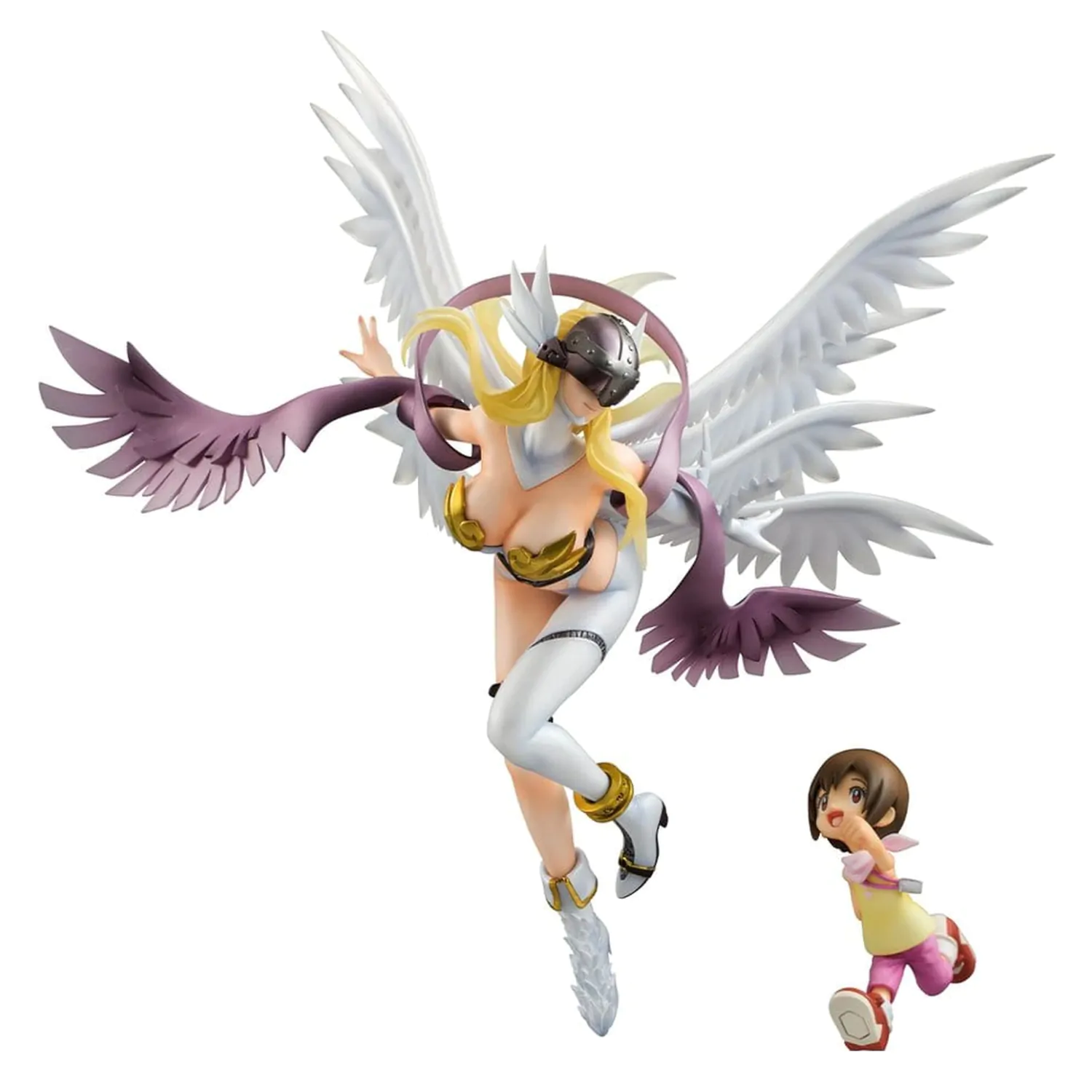 Digimon Adventure Precious G.E.M. Serija PVC kip Angewomon & Hikari Yagami 22 cm fotografija izdelka